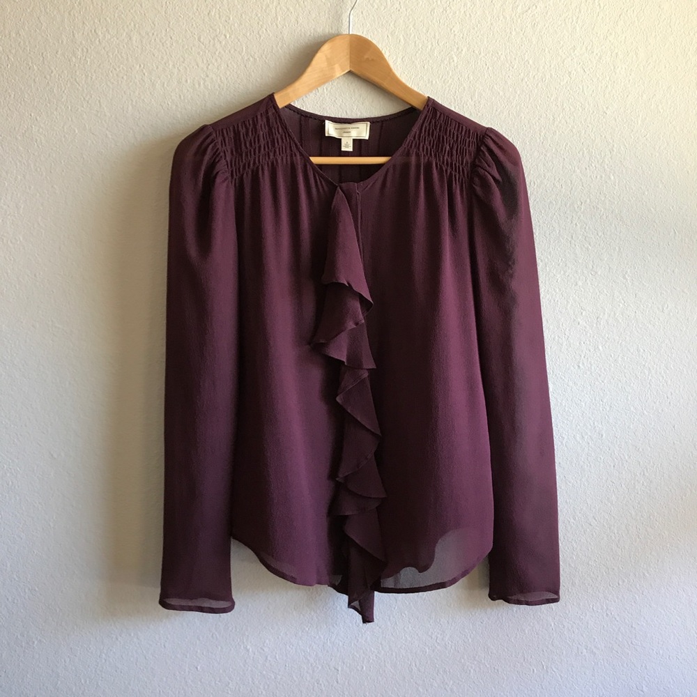Moulinette Soeurs Wine Button Up